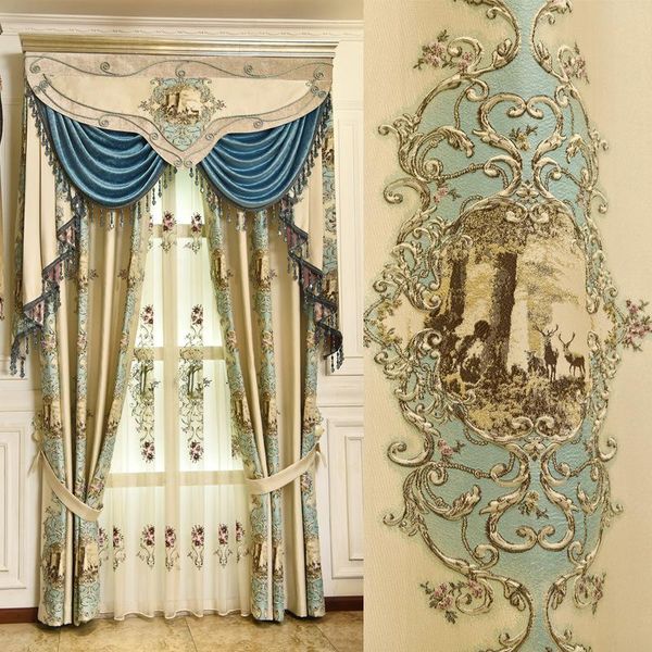 curtain & drapes european atmosphere high-end luxury villa living room bedroom high shading three-dimensional relief screen
curtain & drapes european atmosphere high-end luxury villa living room bedroom high shading three-dimensional relief screen