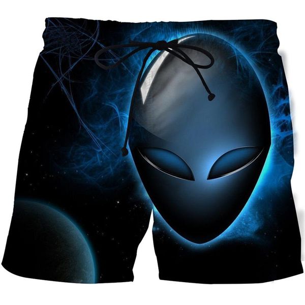 men's shorts custom 3d alien printed beach summer men swimming quick dry swim casual breathable pants, White;black
men's shorts custom 3d alien printed beach summer men swimming quick dry swim casual breathable pants, White;black