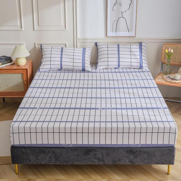 sheets & sets bonenjoy 100% cotton fitted bed sheet simple style plaid bottom single cobertores de cama 150x200 cover(no case)
sheets & sets bonenjoy 100% cotton fitted bed sheet simple style plaid bottom single cobertores de cama 150x200 cover(no case)