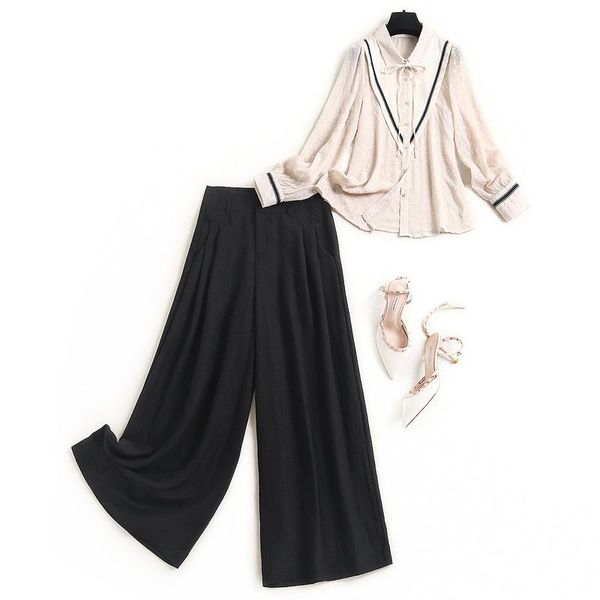 women's two piece pants women girls linen black wide leg set spring summer 2021 bowknot satin patchwork chiffon shirts casual outfits, White
women's two piece pants women girls linen black wide leg set spring summer 2021 bowknot satin patchwork chiffon shirts casual outfits, White