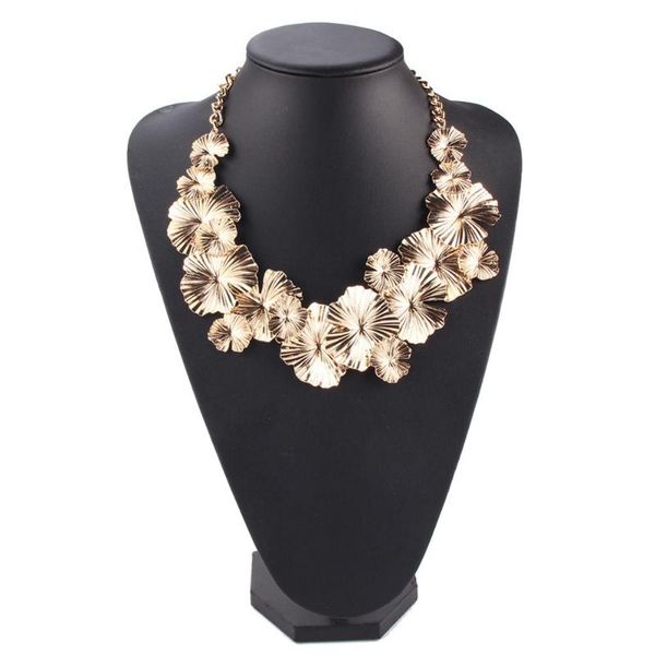chokers bk gold silver metal necklace shining color baked lacquer alloy leaf string bib collar choker pendant exaggerated wind, Golden;silver
chokers bk gold silver metal necklace shining color baked lacquer alloy leaf string bib collar choker pendant exaggerated wind, Golden;silver