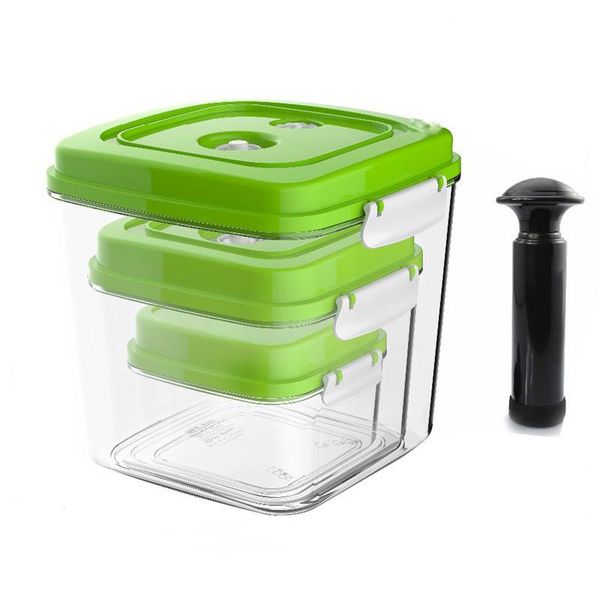 vacuum food sealing machine large capacity container plastic containers saver storage square with pump 500ml+1400ml+3000ml s166
vacuum food sealing machine large capacity container plastic containers saver storage square with pump 500ml+1400ml+3000ml s166