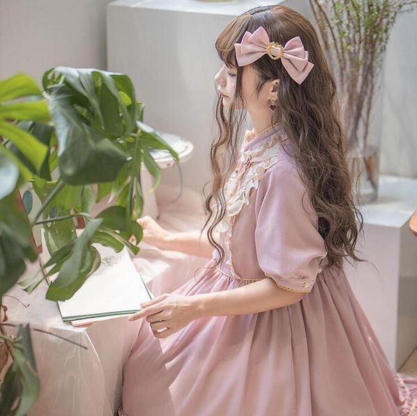 casual dresses lilian's party original design women's lolita princess dress bows sweet gorgerous summer short sleeve one piece ele, Black;gray
casual dresses lilian's party original design women's lolita princess dress bows sweet gorgerous summer short sleeve one piece ele, Black;gray