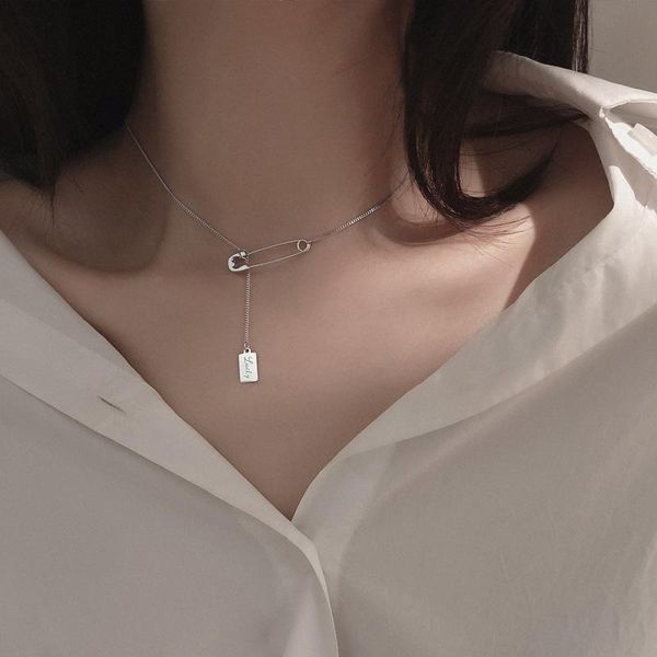 chains evimi 925 sterling silver paper clip necklaces for women simple tassel letter tag clavicle chain niche accessories
chains evimi 925 sterling silver paper clip necklaces for women simple tassel letter tag clavicle chain niche accessories