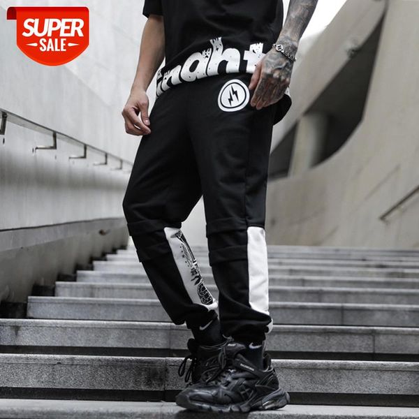 2020 new back printed street color spliced fashion mens joggers sweatpants hip hop printed casual pencil trousers streetwear #sw2b, Black
2020 new back printed street color spliced fashion mens joggers sweatpants hip hop printed casual pencil trousers streetwear #sw2b, Black