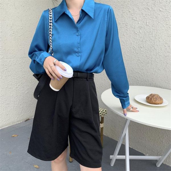 women's blouses & shirts alien kitty ol chic all match fashion 2021 french lapel vintage retro streetwear gentle elegant femme, White
women's blouses & shirts alien kitty ol chic all match fashion 2021 french lapel vintage retro streetwear gentle elegant femme, White