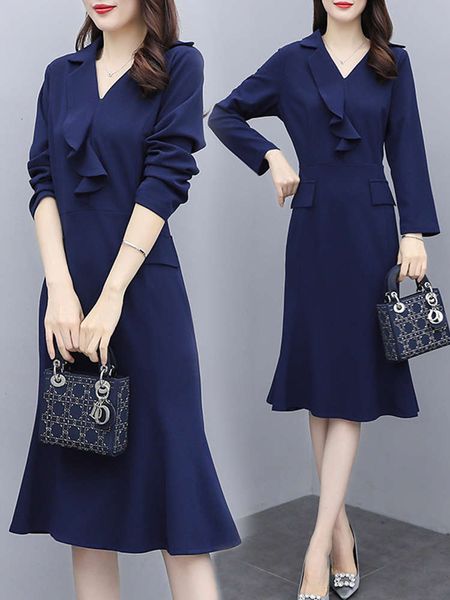 long sleeve women's autumn dress, Black;gray 
long sleeve women's autumn dress, Black;gray