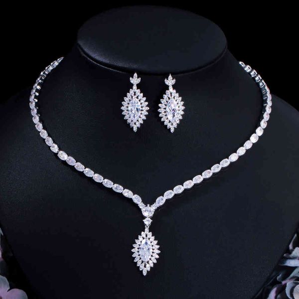 cwwzircons shiny african dubai cubic zirconia bridal wedding necklace luxury jewelry sets for brides dress accessories t559, Silver
cwwzircons shiny african dubai cubic zirconia bridal wedding necklace luxury jewelry sets for brides dress accessories t559, Silver