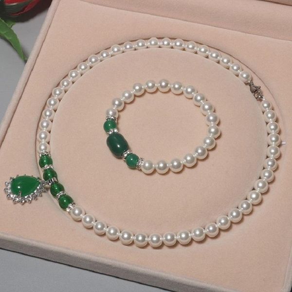 earrings & necklace natural deep sea shell pearl jewelry set 8mm bead bracelet water drop, Silver
earrings & necklace natural deep sea shell pearl jewelry set 8mm bead bracelet water drop, Silver