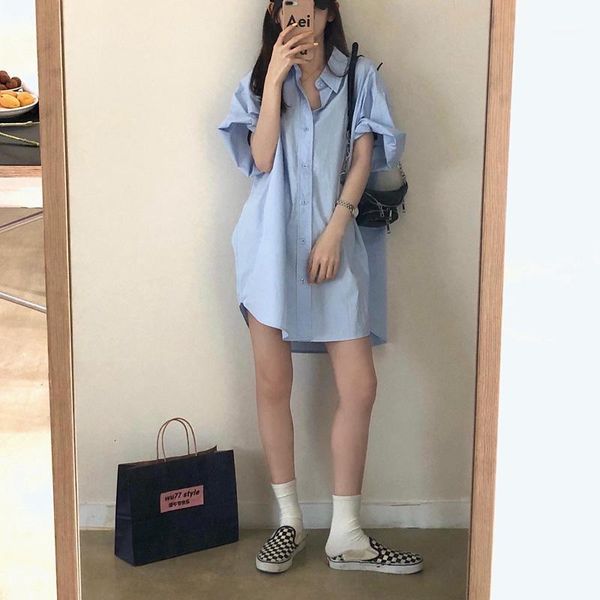 casual dresses 2021 summer temperament vintage women dress fashionable fashion shirt for girls simplicity thin, Black;gray
casual dresses 2021 summer temperament vintage women dress fashionable fashion shirt for girls simplicity thin, Black;gray