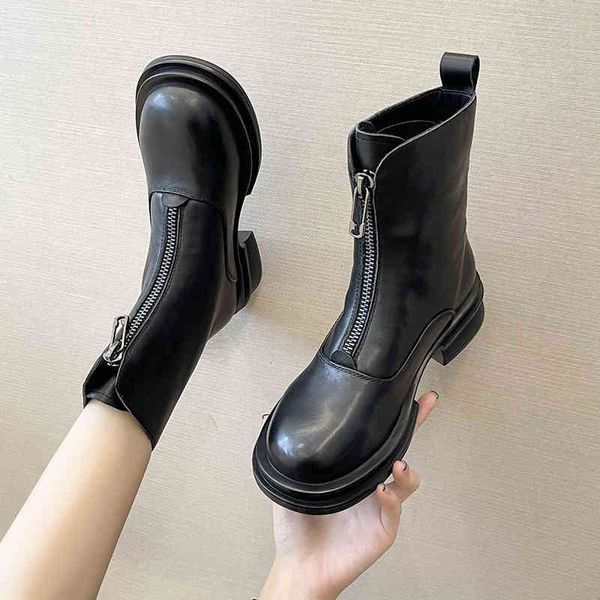 dress shoes first layer cowhide riding boots women's autumn and winter style front zipper black british ankle js62
dress shoes first layer cowhide riding boots women's autumn and winter style front zipper black british ankle js62