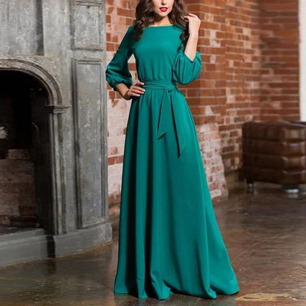 casual dresses 2021 elegant women solid color round neck long sleeve slim mid-length temperament dress, Black;gray
casual dresses 2021 elegant women solid color round neck long sleeve slim mid-length temperament dress, Black;gray