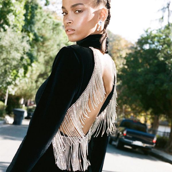 2021 summer backless celebrity black o-neck tassel night out party mini dress women vestidos wn20, Black;gray
2021 summer backless celebrity black o-neck tassel night out party mini dress women vestidos wn20, Black;gray