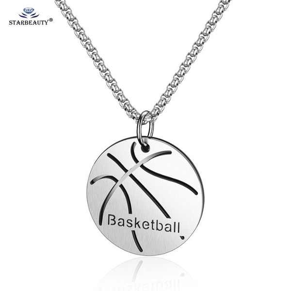 pendant necklaces starbeauty fashion basketball necklace men long women stainless steel sport pendants party jewelry, Silver
pendant necklaces starbeauty fashion basketball necklace men long women stainless steel sport pendants party jewelry, Silver