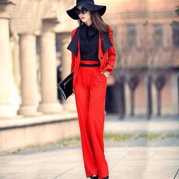 women's suits & blazers occupation business suit clothing a grain of buckle lapel jacket female temperament long-sleeved red, White;black
women's suits & blazers occupation business suit clothing a grain of buckle lapel jacket female temperament long-sleeved red, White;black