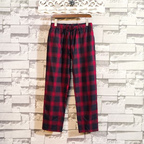 2021 new big japanese men red size plaid autumn casual fall down straight man's pants hare jogger 33x9, Black
2021 new big japanese men red size plaid autumn casual fall down straight man's pants hare jogger 33x9, Black
