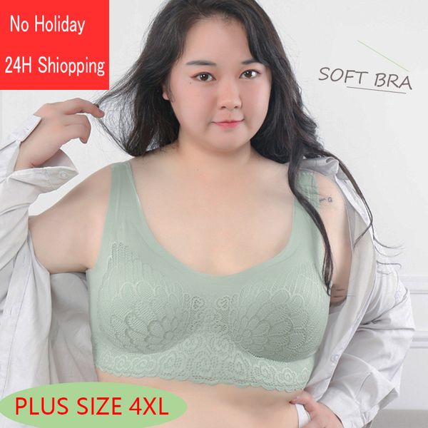 dropshipping plus size bra 3xl4xl seamless soft for women underwear bh lace brassiere push up bralette vest top, Red;black
dropshipping plus size bra 3xl4xl seamless soft for women underwear bh lace brassiere push up bralette vest top, Red;black