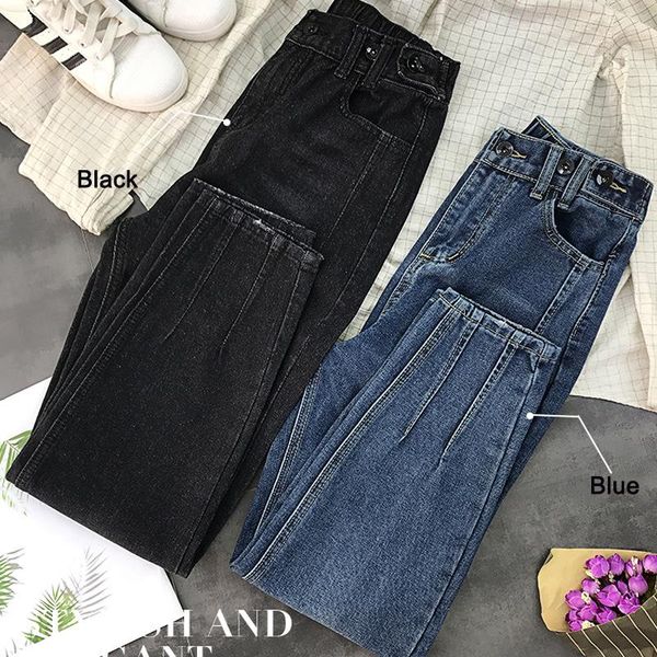 women's jeans the extra large fashion and comfortable korean version of ninth pants with small feet, Blue
women's jeans the extra large fashion and comfortable korean version of ninth pants with small feet, Blue