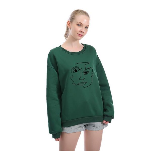 women's hoodies & sweatshirts oversized womens harajuku plus size fashion line printed korean style winter coat vintage pullovers sudad, Black
women's hoodies & sweatshirts oversized womens harajuku plus size fashion line printed korean style winter coat vintage pullovers sudad, Black