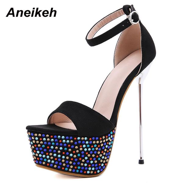 sandals aneikeh 2021thin heels women shoes summer fashion platform open party bling flock gladiator buckle strap cover polka dot, Black
sandals aneikeh 2021thin heels women shoes summer fashion platform open party bling flock gladiator buckle strap cover polka dot, Black