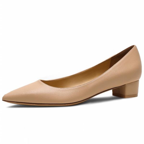 2021 new women's pumps genuine sheepskin leather pointed toe handmade comfortable solid color square heels working shoes m0111, Black
2021 new women's pumps genuine sheepskin leather pointed toe handmade comfortable solid color square heels working shoes m0111, Black