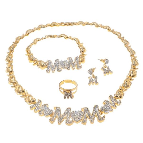 earrings & necklace selling gold plated mother i love you jewelry set american ladies wholesale chain zircon mother's day gift, Silver
earrings & necklace selling gold plated mother i love you jewelry set american ladies wholesale chain zircon mother's day gift, Silver