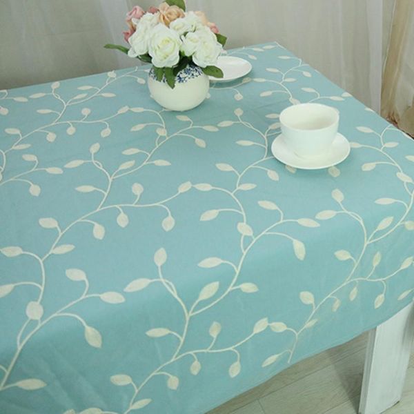 new leaves tablecloth home/diner/party green/blue table cover mantel de mesa multifunction cotton covered cloth 
new leaves tablecloth home/diner/party green/blue table cover mantel de mesa multifunction cotton covered cloth