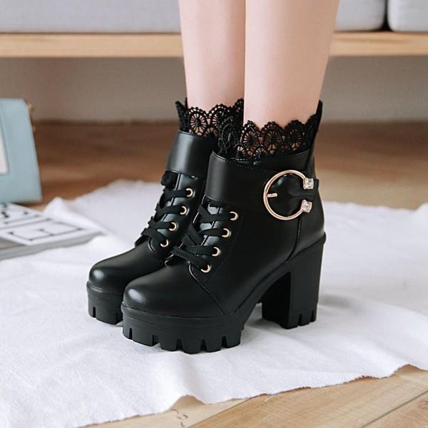 boots big size 9 10 11 12 women shoes ankle for ladies woman winter metal trim high heel thick, Black
boots big size 9 10 11 12 women shoes ankle for ladies woman winter metal trim high heel thick, Black