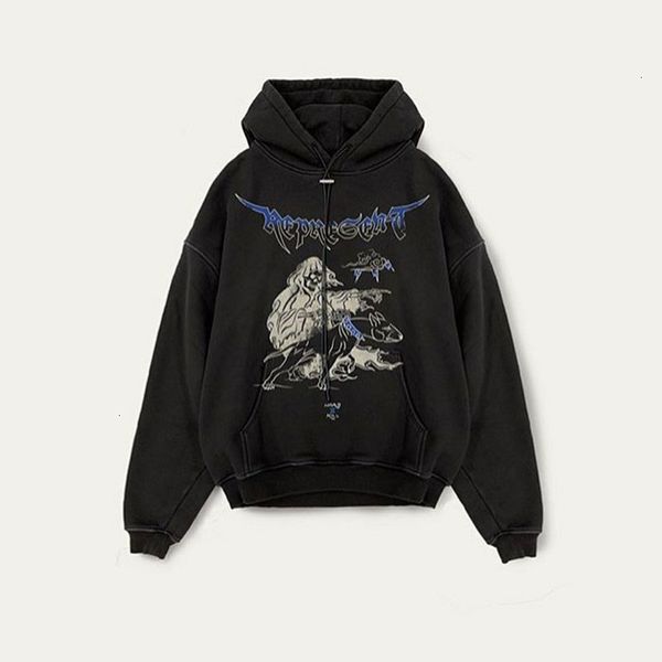 2021 new high street represent vintage hoodie autumn winter cotton sweatshirts men women washed old retro pullovers d9uq, Black
2021 new high street represent vintage hoodie autumn winter cotton sweatshirts men women washed old retro pullovers d9uq, Black