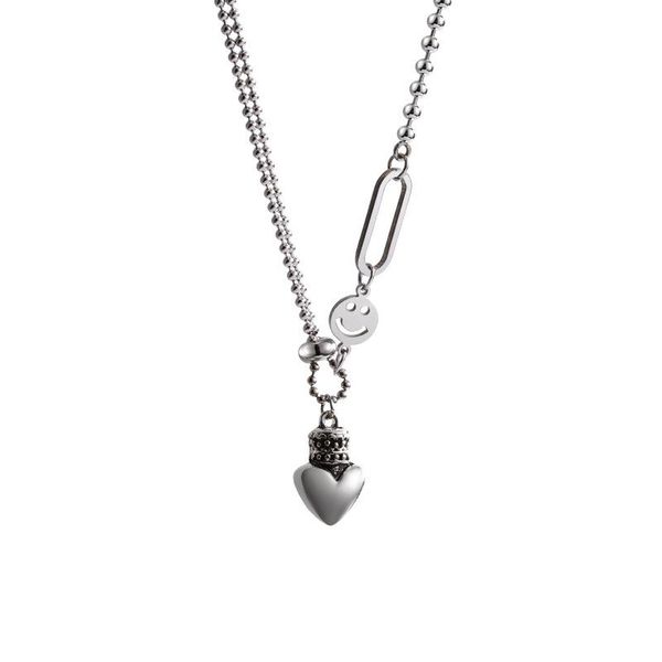 2021 fashion new european and american retro necklace women hip hop trend sweater chain metal punk necklace, Silver 
2021 fashion new european and american retro necklace women hip hop trend sweater chain metal punk necklace, Silver