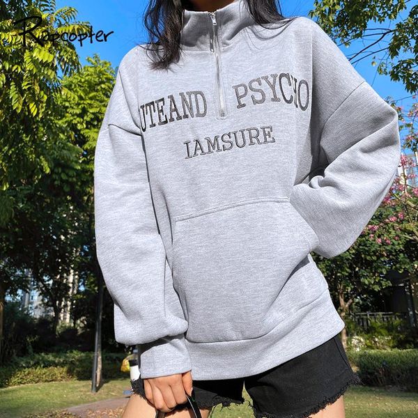 women's hoodies & sweatshirts rapcopter letter embroidery sweatshirt gray oversized pullovers y2k long sleeve tracksuits women boyfrien, Black
women's hoodies & sweatshirts rapcopter letter embroidery sweatshirt gray oversized pullovers y2k long sleeve tracksuits women boyfrien, Black