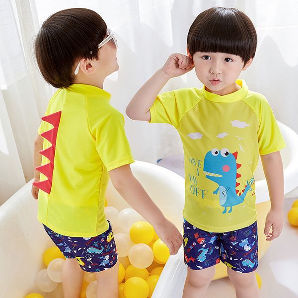 factoryykycchildren's boys' split big baby new cartoon dinosaur boy swimsuit with corner, White;black
factoryykycchildren's boys' split big baby new cartoon dinosaur boy swimsuit with corner, White;black
