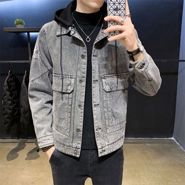 warm 2021 new sales fashion coarse cap removable male clothes front only breasted pockets denigrate grey casual jackets 5zqf, Black;brown
warm 2021 new sales fashion coarse cap removable male clothes front only breasted pockets denigrate grey casual jackets 5zqf, Black;brown