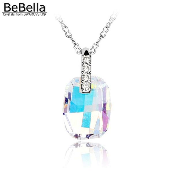 pendant necklaces bebella 7 colors square crystal stone necklace with crystals from original fashion jewelry for women girl gift, Silver
pendant necklaces bebella 7 colors square crystal stone necklace with crystals from original fashion jewelry for women girl gift, Silver