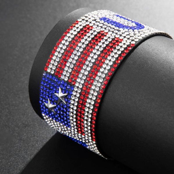 2021 new fashion usa flag bracelets hip hop wristband strap cuff bangles jewelry, Golden;silver
2021 new fashion usa flag bracelets hip hop wristband strap cuff bangles jewelry, Golden;silver
