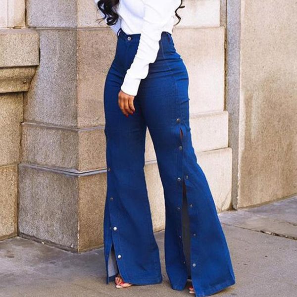 women's jeans stylish big flare pants women bellbottoms wide leg pant office lady autumn high waist slim skinny long trousers wild sexy, Blue
women's jeans stylish big flare pants women bellbottoms wide leg pant office lady autumn high waist slim skinny long trousers wild sexy, Blue