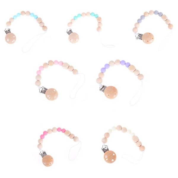 pacifiers# silicone beech wood chew beads pacifier clips dummy clip holder cute soother chains baby teething toy
pacifiers# silicone beech wood chew beads pacifier clips dummy clip holder cute soother chains baby teething toy