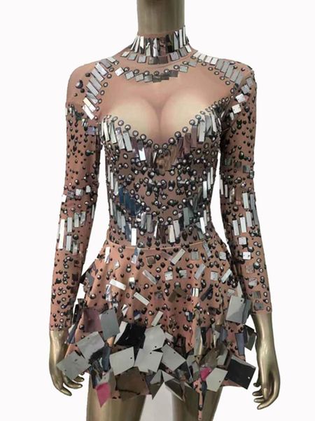party decoration sparkly silver sequins bodysuit dress stage performance bling dresses dance wear nightclub shining costume outfit
party decoration sparkly silver sequins bodysuit dress stage performance bling dresses dance wear nightclub shining costume outfit