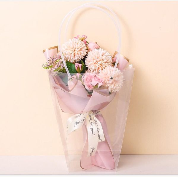 gift wrap 10pcs pvc transparent waterproof hand bag of fresh flowers flower bouquet packing
gift wrap 10pcs pvc transparent waterproof hand bag of fresh flowers flower bouquet packing