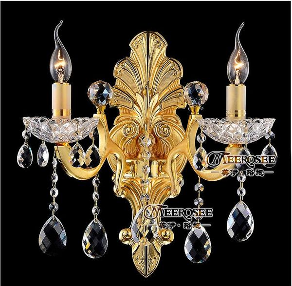wall lamp luxurious meerosee crystal sconces light candle lighting fixture gold color traditional style md8739
wall lamp luxurious meerosee crystal sconces light candle lighting fixture gold color traditional style md8739