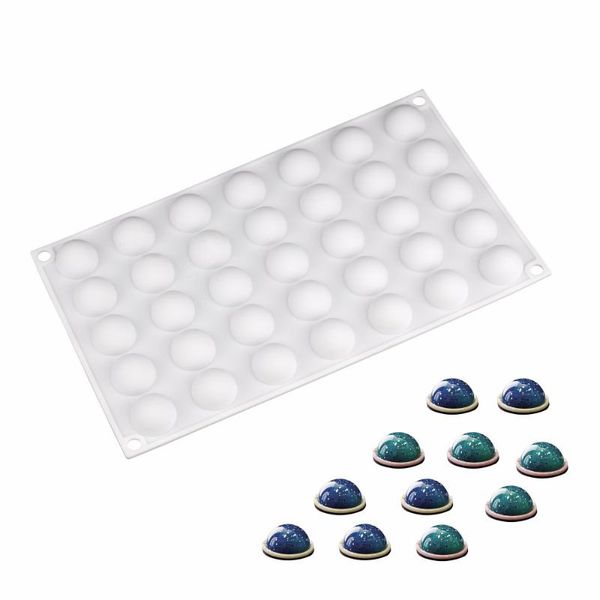 cake tools 35 cavities small half ball shape silicone mold diy dessert candy mousse decoration tool chocolate
cake tools 35 cavities small half ball shape silicone mold diy dessert candy mousse decoration tool chocolate