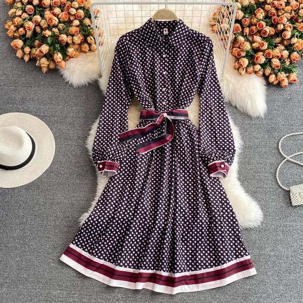 casual dresses yizzhoy summer a line collar chiffon puff sleeve women floral print single breasted lady full dress, Black;gray
casual dresses yizzhoy summer a line collar chiffon puff sleeve women floral print single breasted lady full dress, Black;gray