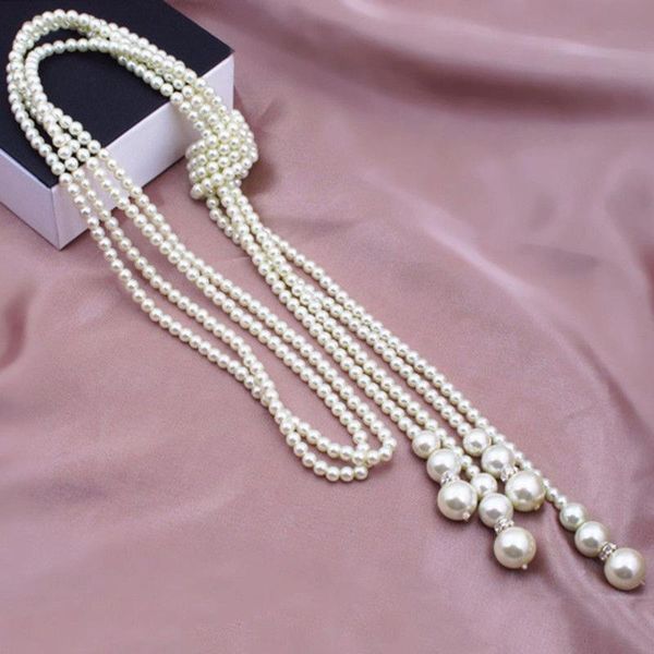 chokers sjg-2 women freshwater pearl white drop necklace beaded long chain rope bead, Golden;silver
chokers sjg-2 women freshwater pearl white drop necklace beaded long chain rope bead, Golden;silver