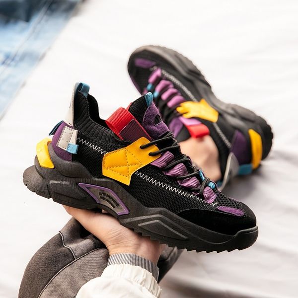 men's autumn and winter daddy's thick soled casual sports men's junior students' elevated running sho, Black
men's autumn and winter daddy's thick soled casual sports men's junior students' elevated running sho, Black