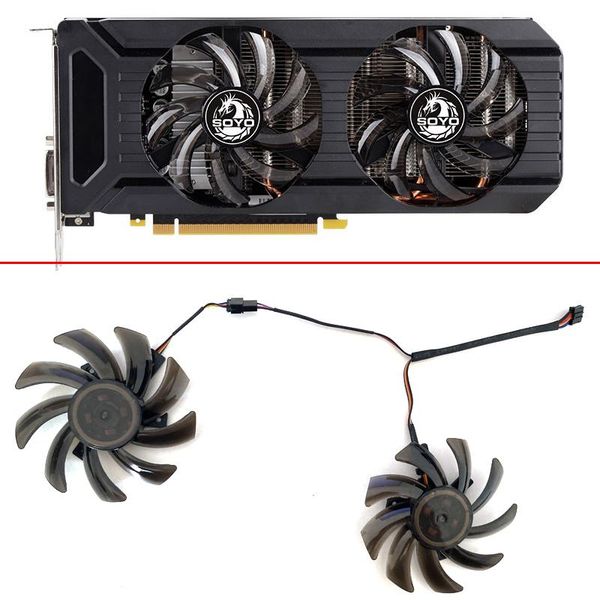 fans & coolings 2pcs ga91s2u 85mm 4pin 12v 0.4a fdc10u12s9-c gtx1060 gpu fan for soyo 6g geforce vga cards cooling
fans & coolings 2pcs ga91s2u 85mm 4pin 12v 0.4a fdc10u12s9-c gtx1060 gpu fan for soyo 6g geforce vga cards cooling
