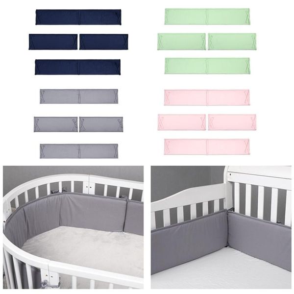 bedding sets 4pcs/set baby bed solid color cotton crib infant bumper strip anti-drop barrier
bedding sets 4pcs/set baby bed solid color cotton crib infant bumper strip anti-drop barrier