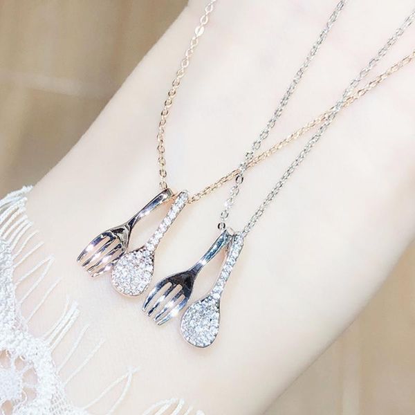 chains showfay zircon women spoon fork necklace female metallic copper ornament silver color 2021 fashion jewelry
chains showfay zircon women spoon fork necklace female metallic copper ornament silver color 2021 fashion jewelry