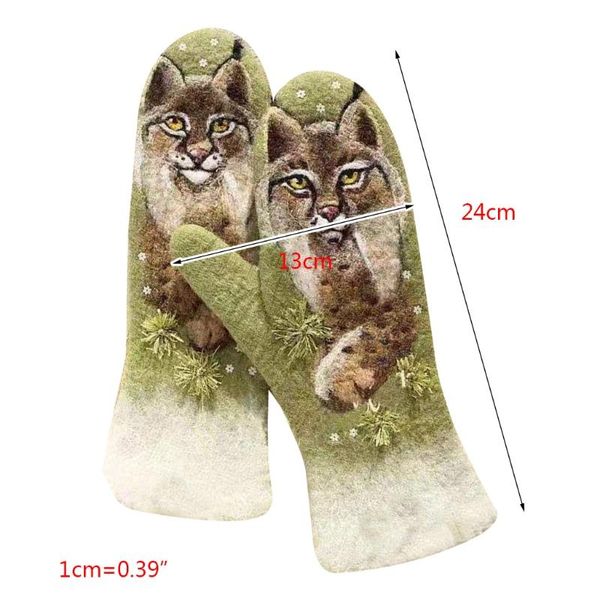 five fingers gloves women faux cashmere full finger colorful animal 3d print warm mittens, Blue;gray
five fingers gloves women faux cashmere full finger colorful animal 3d print warm mittens, Blue;gray