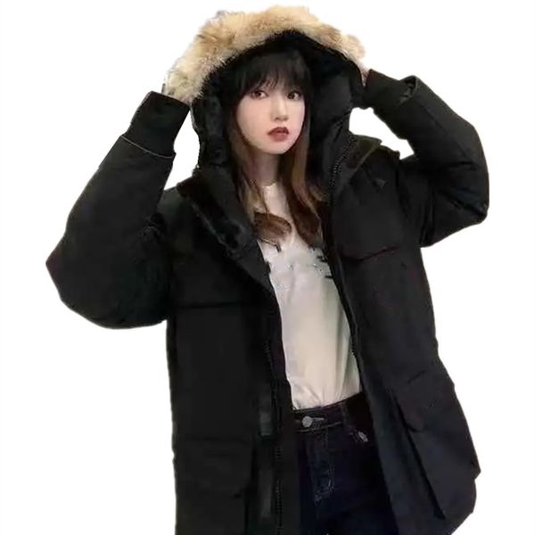 expedition down jacket women middle and long lovers warm thick coat men, Black
expedition down jacket women middle and long lovers warm thick coat men, Black