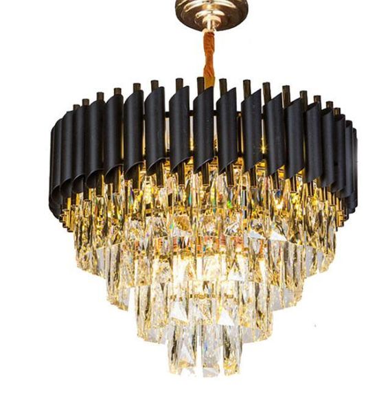 american modern luxury crystal chandelier round light model room club villa living room restaurant metal chandelier l
american modern luxury crystal chandelier round light model room club villa living room restaurant metal chandelier l
